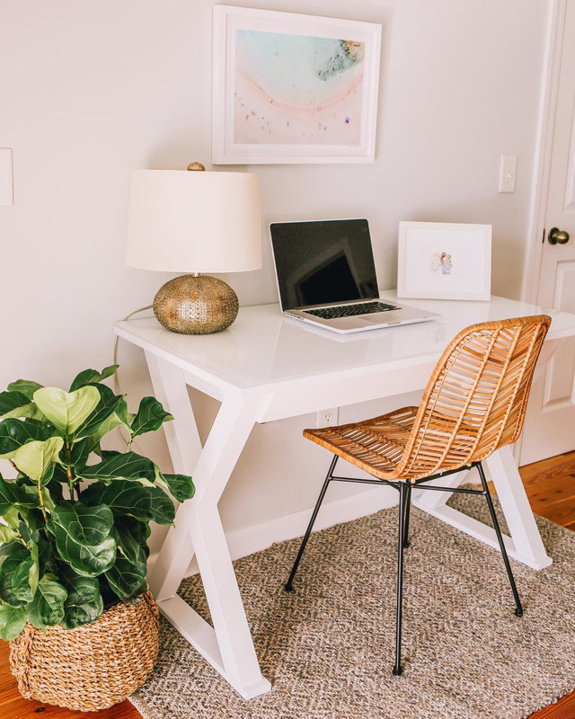 Bohemian Office Design Photo by WayfairAtHome Wayfair